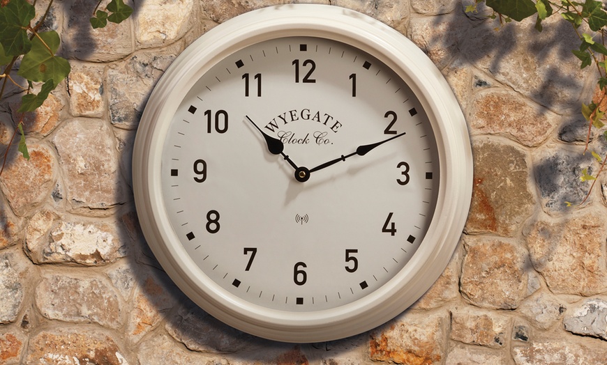 Image 2: Wyegate Garden Wall Clock