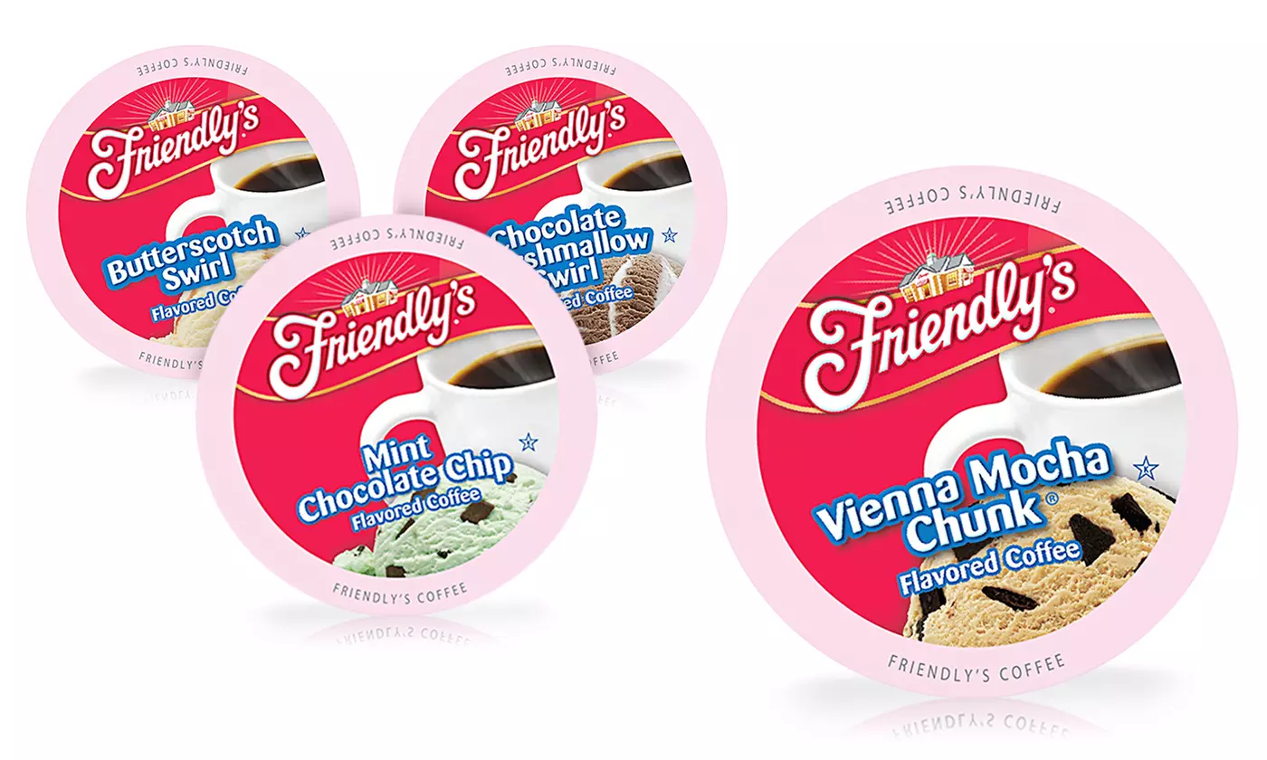Friendly's Single-Serve Coffee Pods in Ice Cream Inspired Flavors (40-Count Variety Pack) - Primary Image