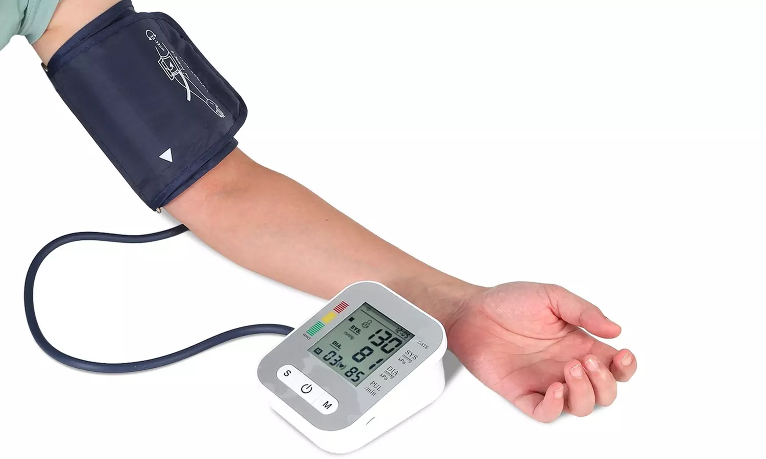 iMounTEK Digital Blood Pressure Monitor with LCD Display and Voice Alerts