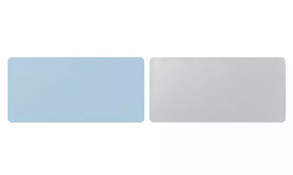 US PU Leather Dual Sided Desk Pad Non-Slip Mouse Pad Office Home Mat 23.6x11.8''