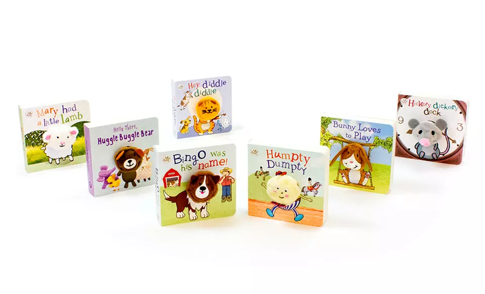 Set of 7 Finger Puppet Board Books - Primary Image