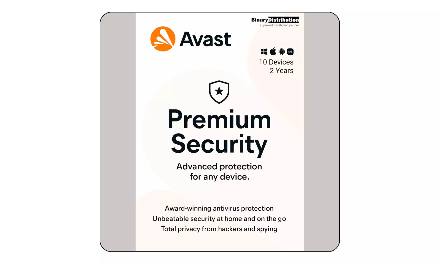 Protege tu ordenador con una licencia de Avast Premium Security 2025 para hasta 10 dispositivos de Avast - Primary Image