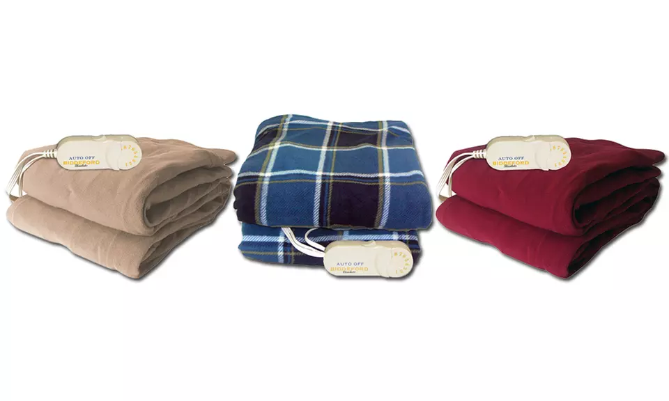 Biddeford Comfort-Knit Heated Throw Blanket - Primary Image