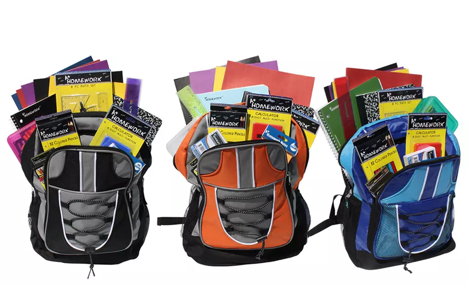 Backpack Pre-Filled with School Supplies - Primary Image