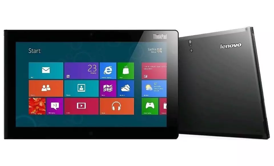 Lenovo ThinkPad 2 64GB 10.1" Tablet with Windows 8 Pro and 1.8GHz Intel Atom Dual-Core Processor - Primary Image