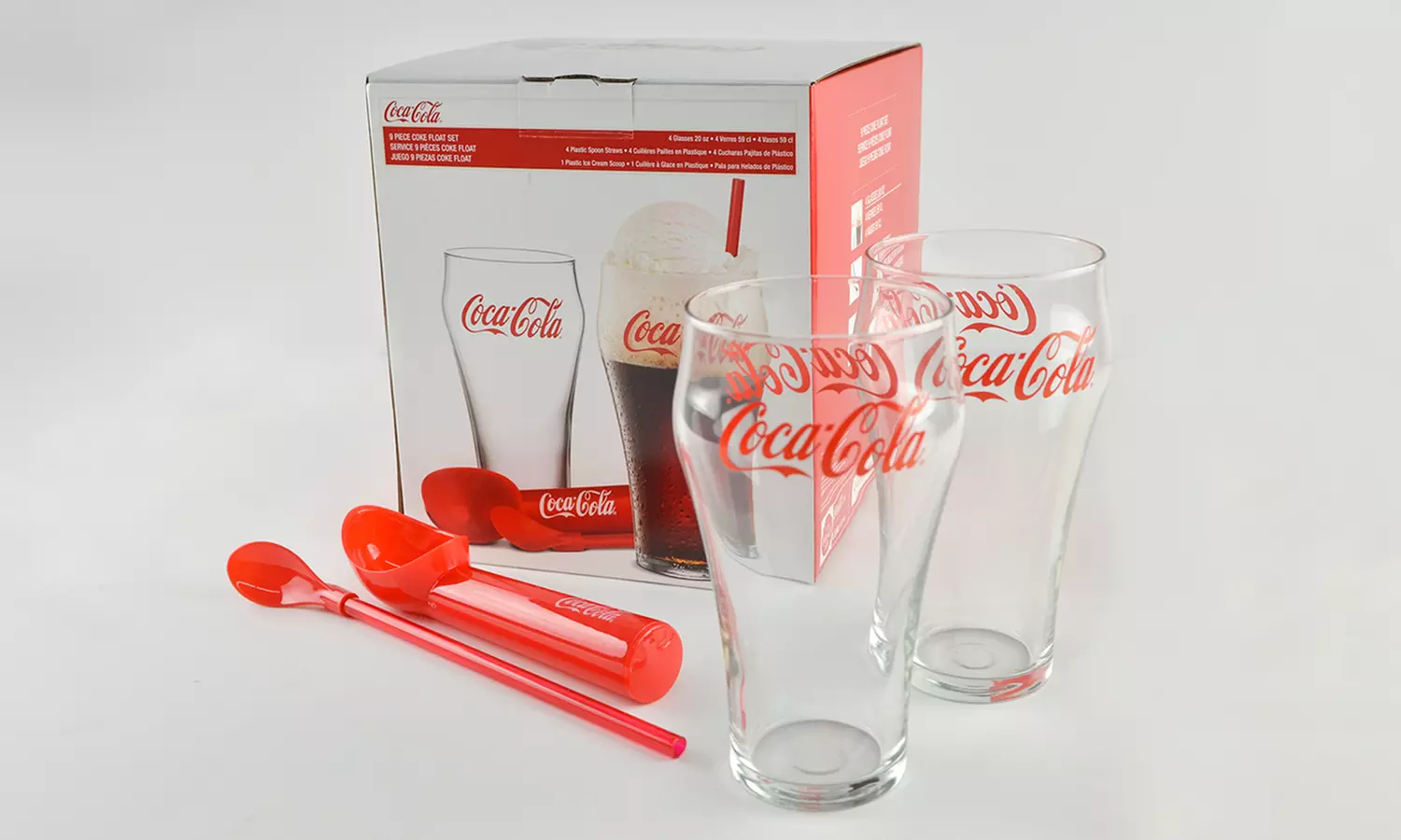 9-Piece Coca-Cola Ice-Cream Float Set - Second Medium