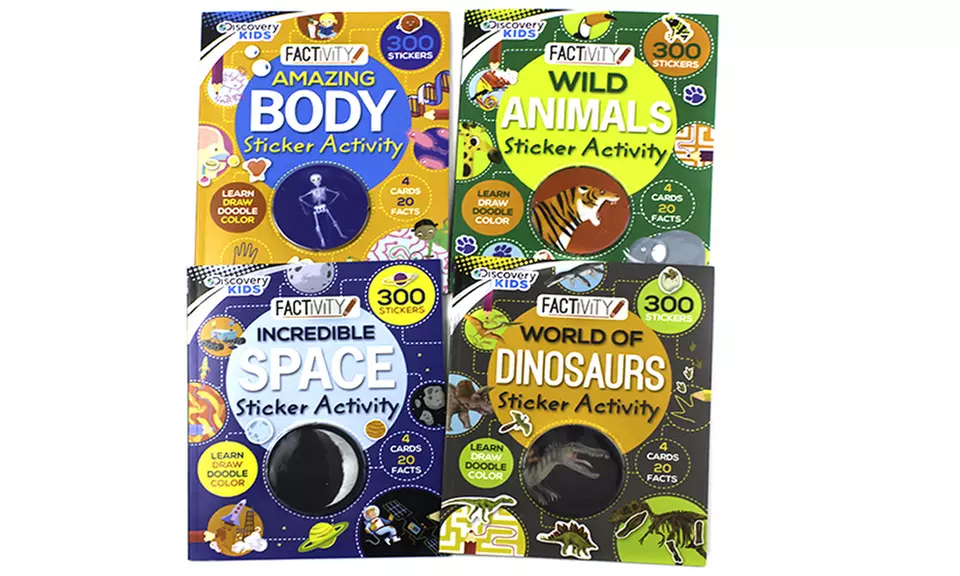 Discovery Kids Factivity 4-Book Set - Primary Image