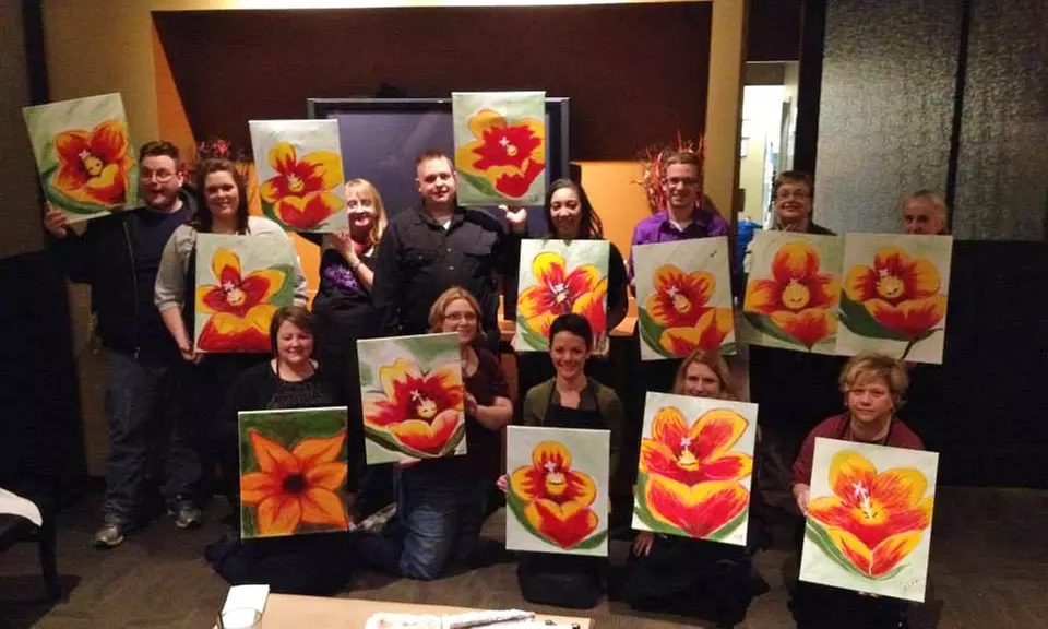 Two-Hour Social Painting Event for One, Two, or Four at Vino van Gogh (Up to 47% Off)  - Primary Image