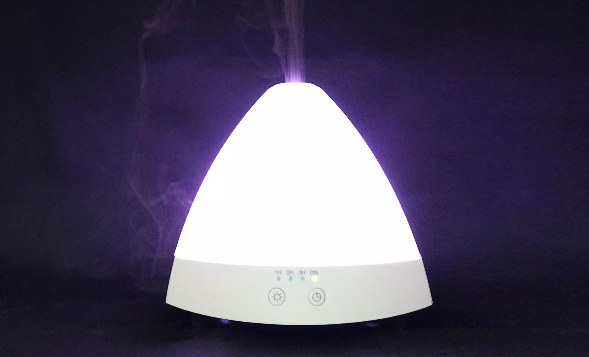 Ultrasonic Aroma Diffuser and Humidifier with Free 10mL Bottle of Therapeutic Essential Oil - Second Medium