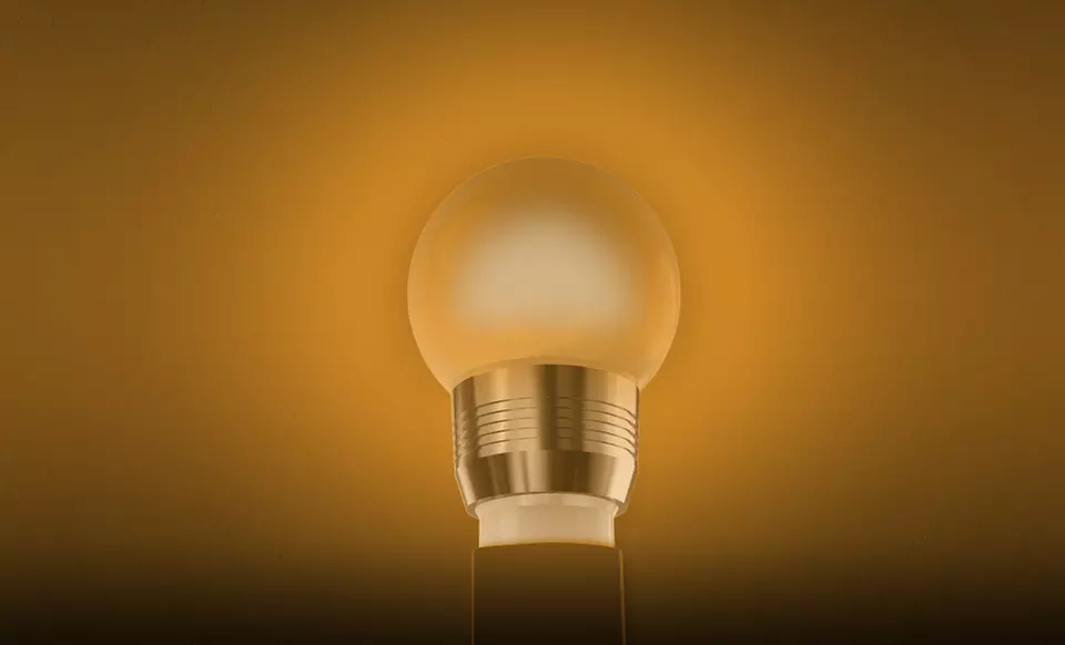 Crayola Color Changing LED Light Bulb with Remote Control - Second Medium