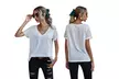 1 ou 2 T-shirt femme col V - Image 5