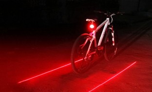 LED Virtual Bike Safety Lane