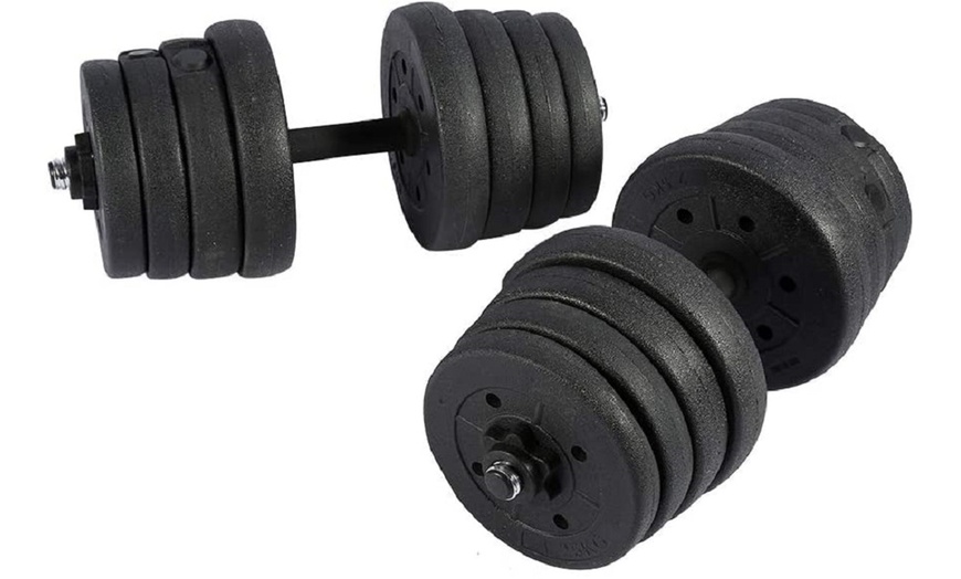 Image 2: 30kg Adjustable Dumbbells