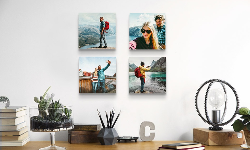 Image 1: Personalised Photo Tiles from Photo Gifts