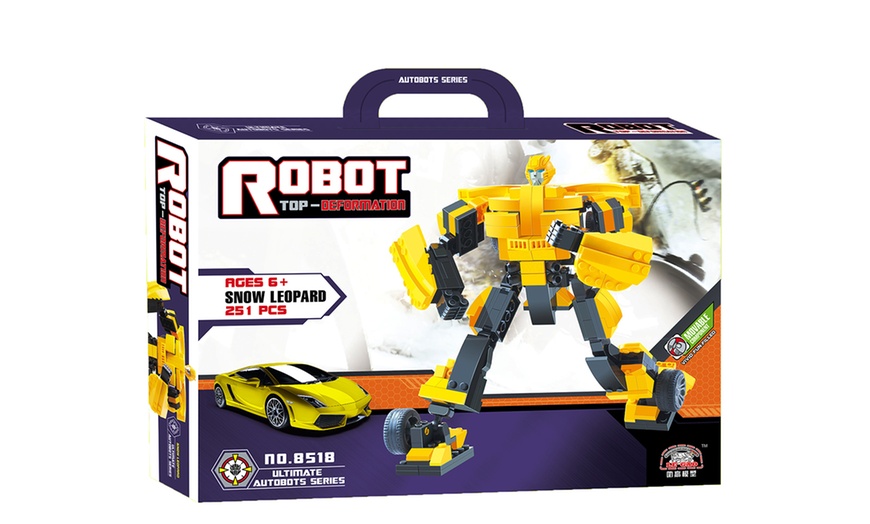 Image 14: Robots Building Blocks Set