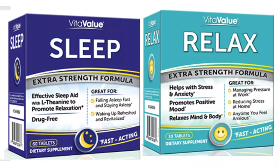 VitaValue Sleep and Relax Supplements - Primary Image