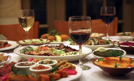 Middle Eastern Cuisine on Sunday through Thursday or Dinner and a Show on Friday at Carousel Restaurant (Up to 51% Off) - Primary Image