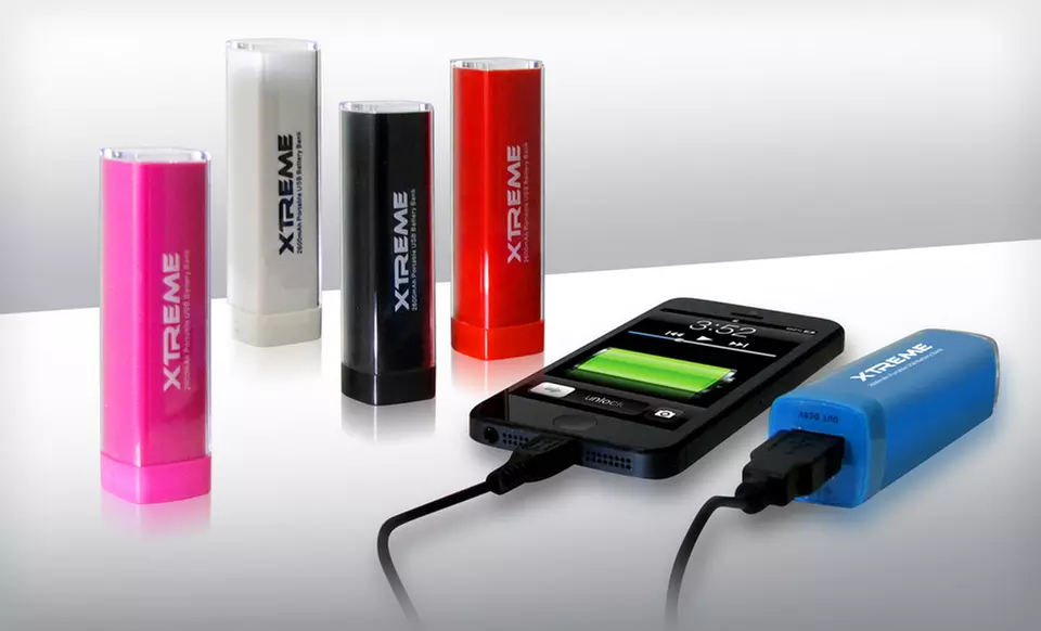 $14.99 for an Xtreme 2600mAh Power Stick Battery Bank ($29.99 List Price). 5 Colors Available. Free Returns. - Primary Image