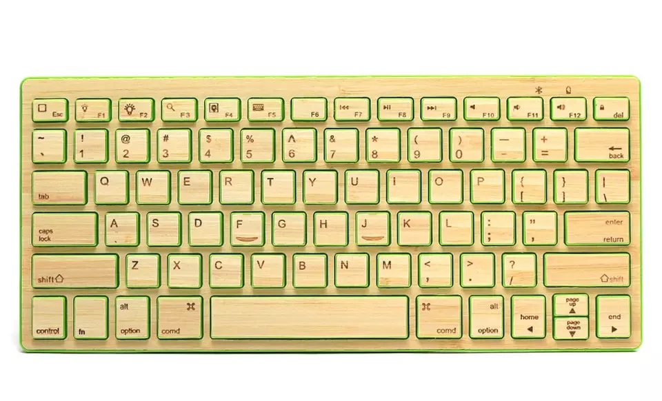 Impecca Bamboo Bluetooth Wireless Keyboard - Second Medium