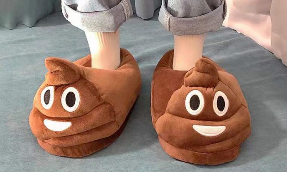 Unisex Indoor Slippers - Brown