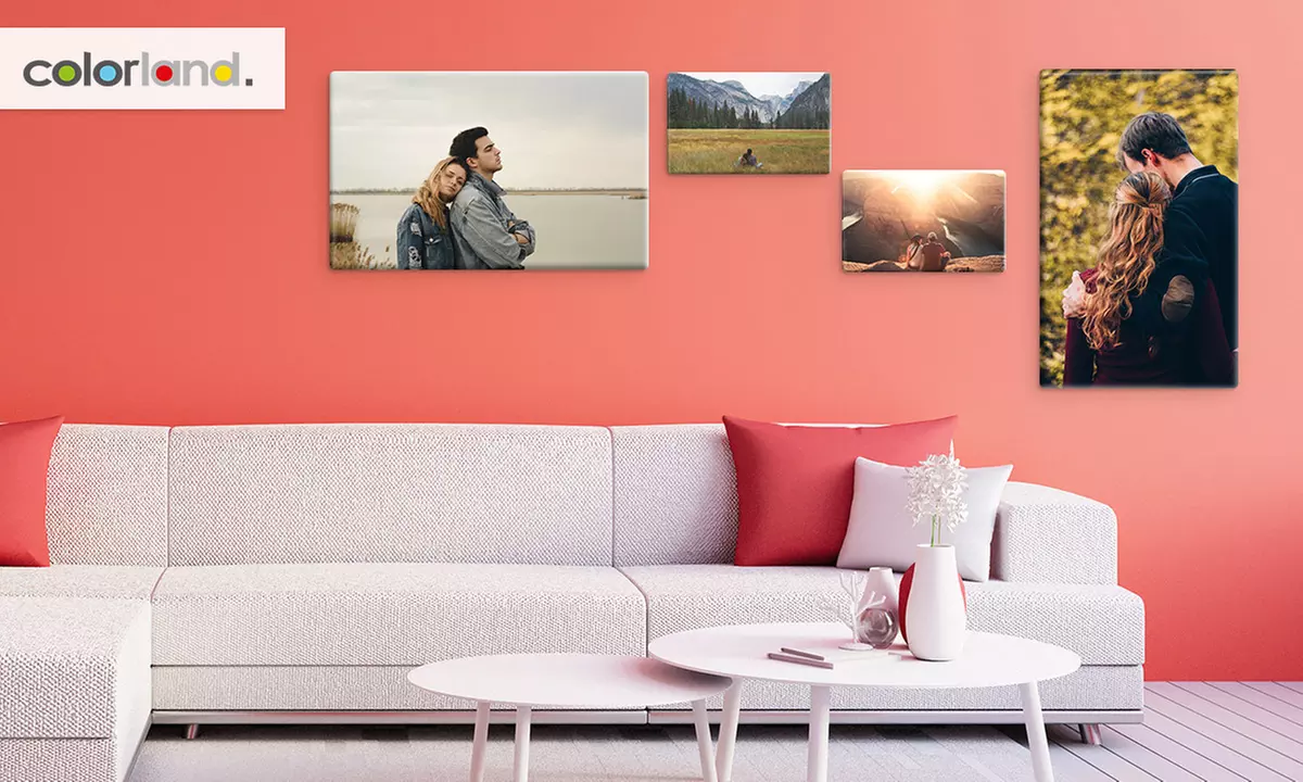 1 ou 2 toiles photos personnalisables, format au choix, avec Colorland (jusqu'à 72% de réduction) - Primary Image