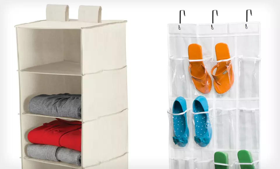 $9.99 for a Honey Can Do Closet Storage Organizers (Up to $23.99 List Price). Four Options Available. Free Returns. - Second Medium