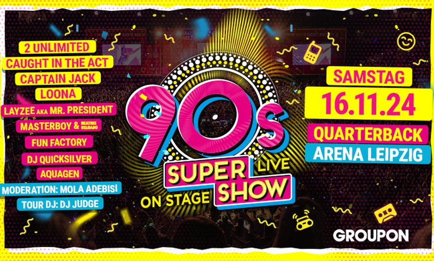 Image 1: Stehplatz-Ticket für die „90s Super Show“