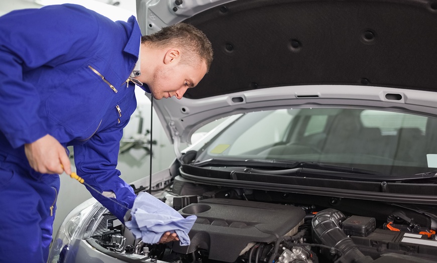 Image 1: Up to 43% Off on Oil Change - Full Service at Haberfield Discount Tyres