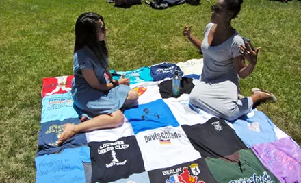 $29.99 for an Upcycled T-Shirt Blanket from Project Repat ($70 Value) - Primary Image