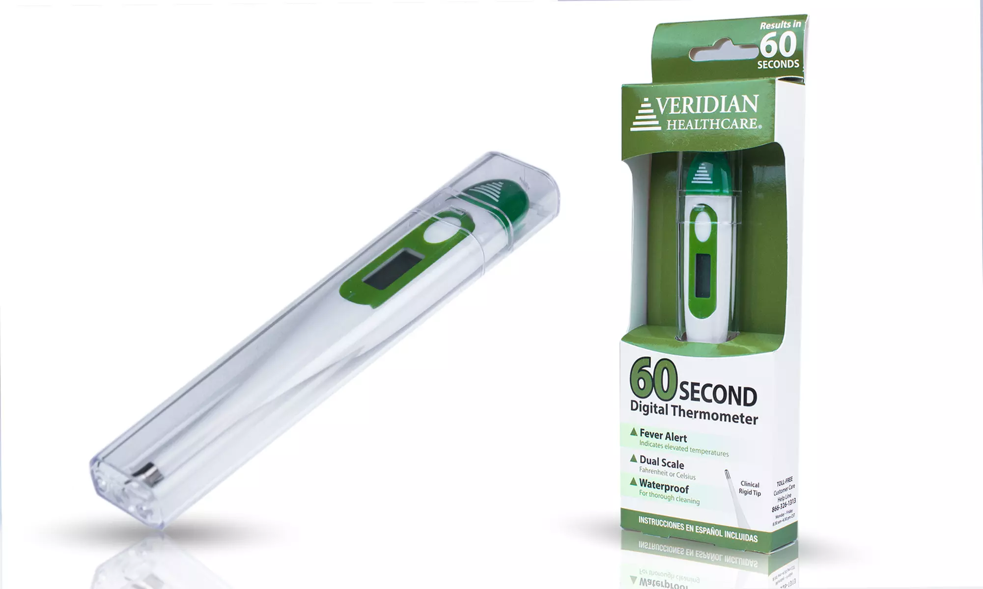Veridian 60-Second Digital Thermometer - Primary Image
