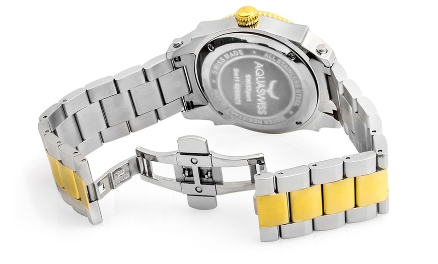 Image 9: Aquaswiss Swissport horloge