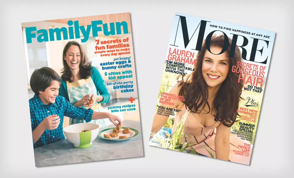 One- or Two-Year Mother's Day Magazine Subscriptions (Half Off). 10 Titles Available. Free Shipping. - Second Medium