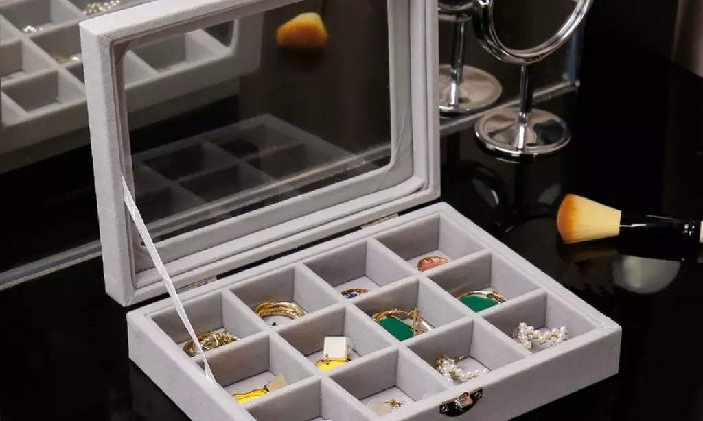 Fluwelen sieradendoosje van het merk Herzberg