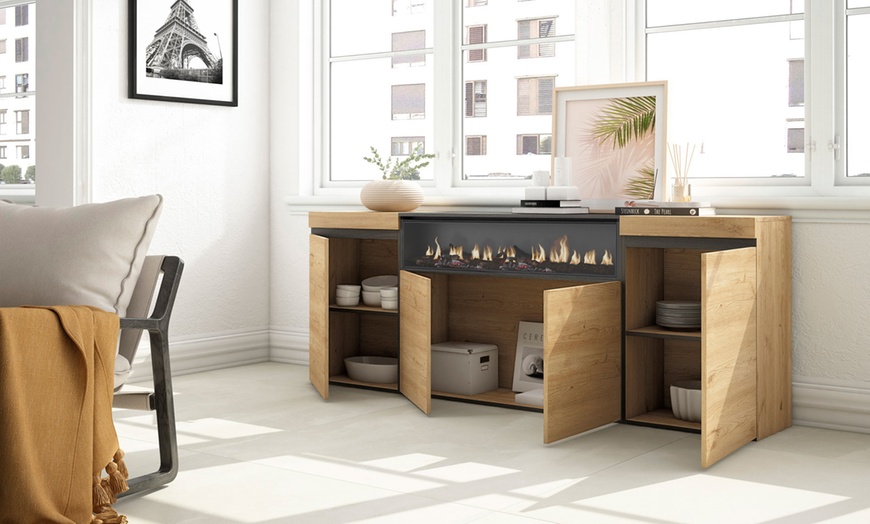 Image 13: Buffet de salon style industriel 