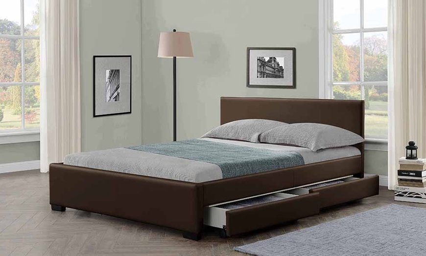 Image 2: Comet Bed Frame and Mattress