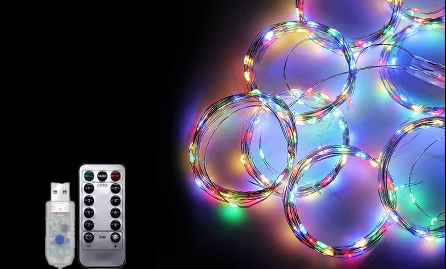 Image 5: 200 LED String Light with Remote