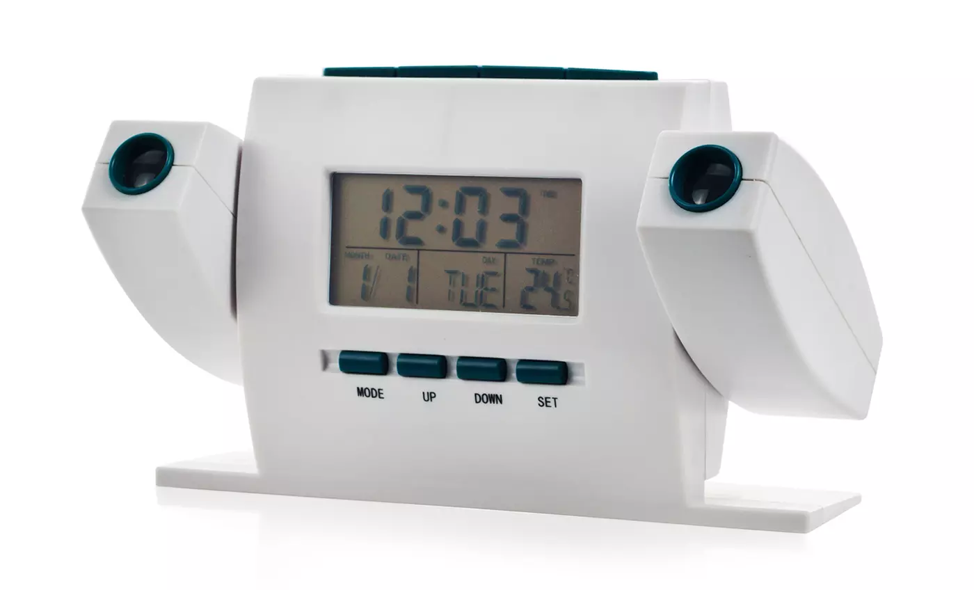 Dual Projection Alarm Clock with FM Radio - Second Medium
