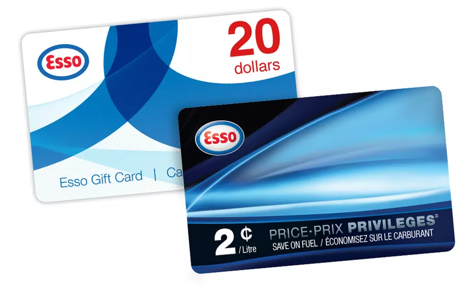 $22.99 for One $20 Esso Gift Card and One PRICE PRIVILEGES Fuel Savings Card from Esso (Up to $30)  - Primary Image