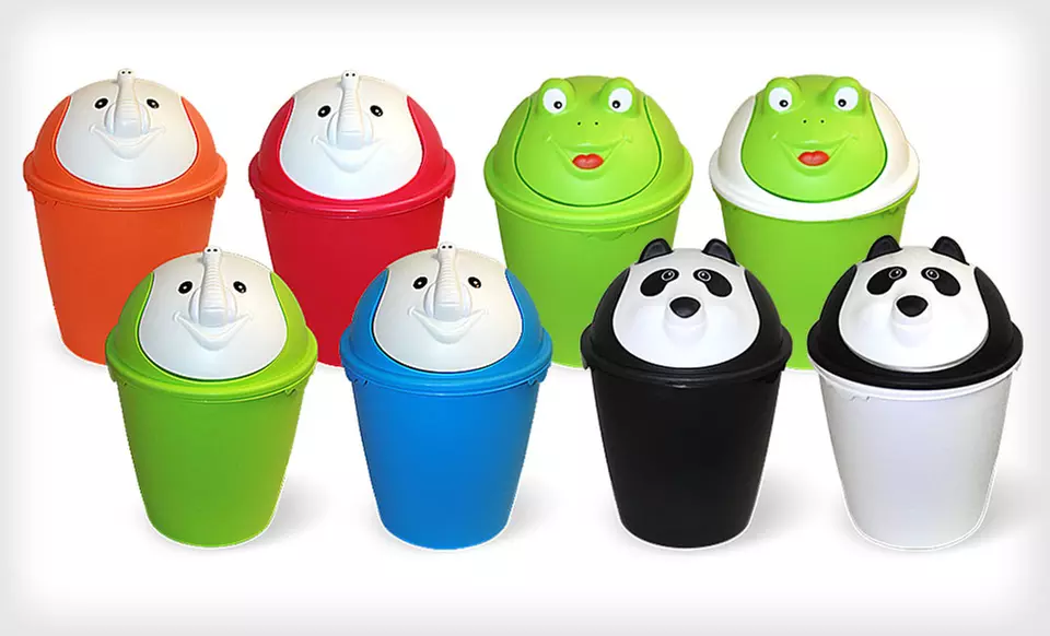 $14 for a Home Expressions Animal Wastebasket ($29.99 List Price). Multiple Animals and Colors Available. Free Returns. - Primary Image
