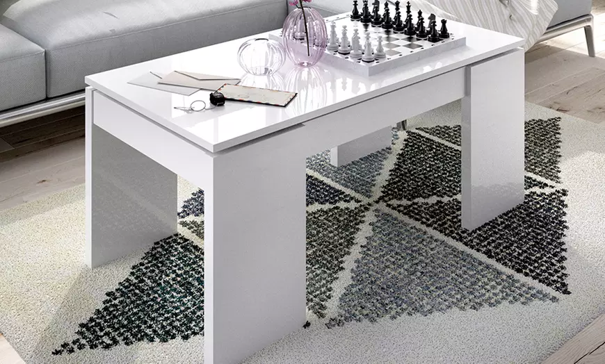 Image 2: Mesa de centro elevable