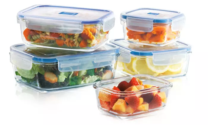 Luminarc PureBox Glass Food-Storage Set (10-Piece) - Primary Image