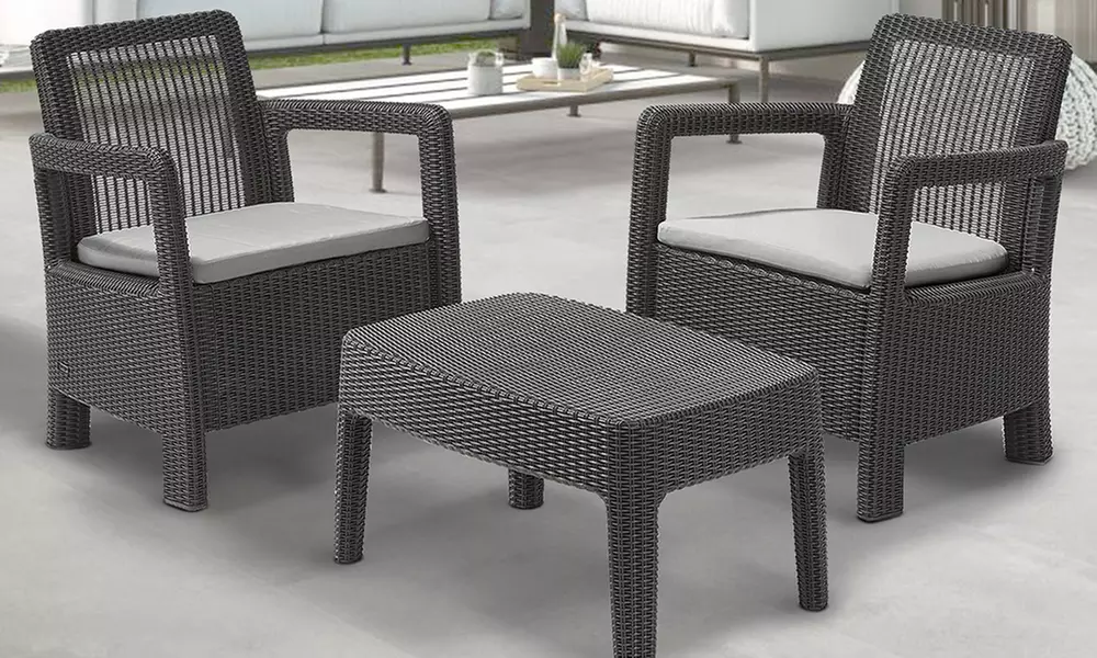 Keter Allibert Tarifa Three-Piece Balcony Bistro Set - Primary Image