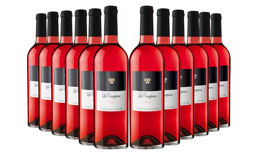 Image 1: 12 Bottles of Rose Spanish Wine