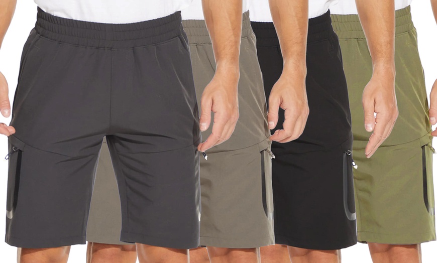 Image 1: Blu Apparel Men's Outdoor/Sports Shorts 