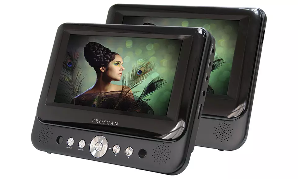 Proscan Portable DVD Player with 2"x7" Screen (Manufacturer Refurbished) - Primary Image