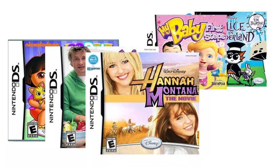 Nintendo DS Kids' 5-Game Bundle and Pink Storage Case. Free Returns. - Primary Image