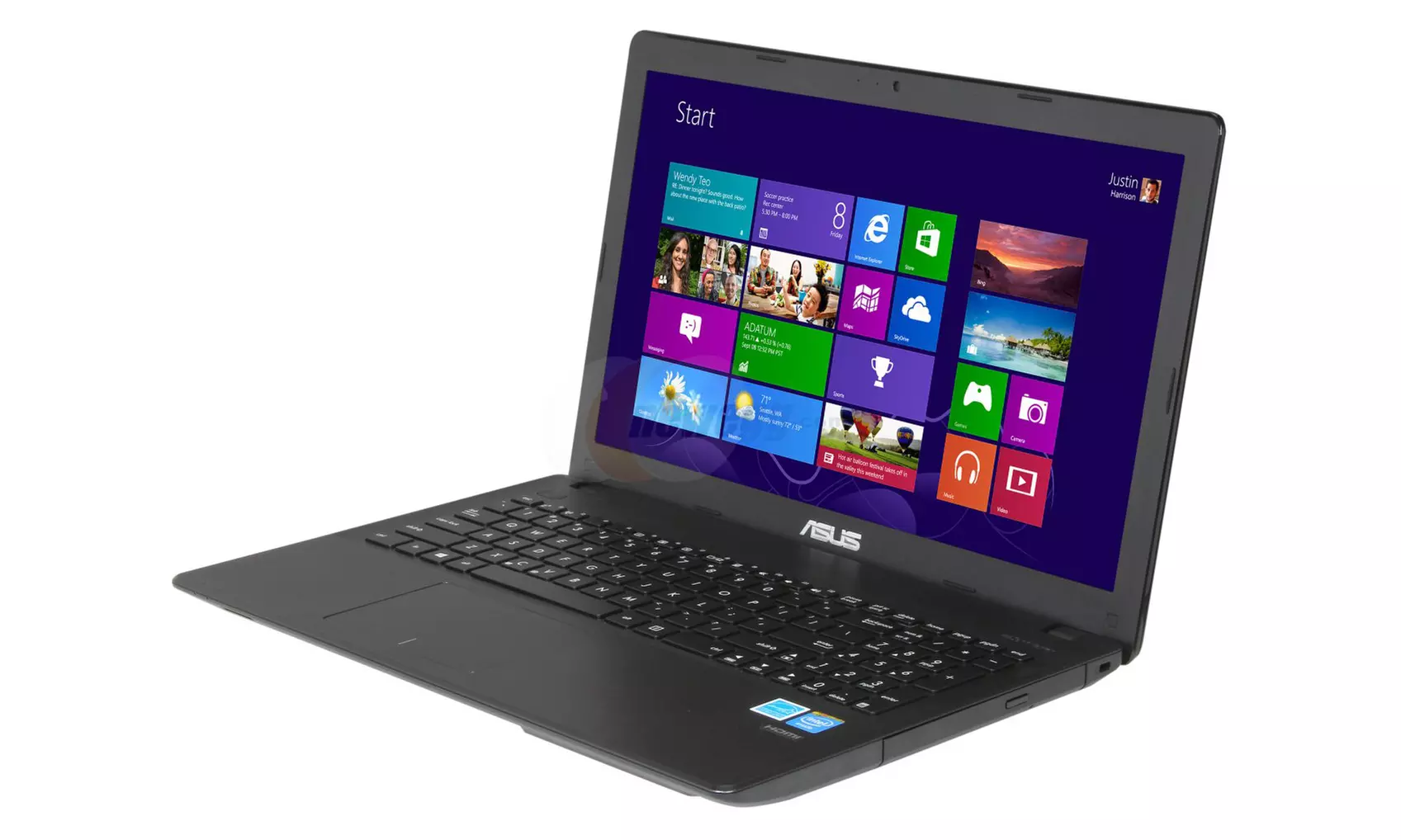 ASUS 15.6" Laptop with Celeron N2815 Processor, 4GB RAM, and 500GB HDD (Manufacturer Refurbished) - Primary Image