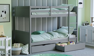 One or Two Junior Vida Gemini Bunk Bed with Optional Drawers