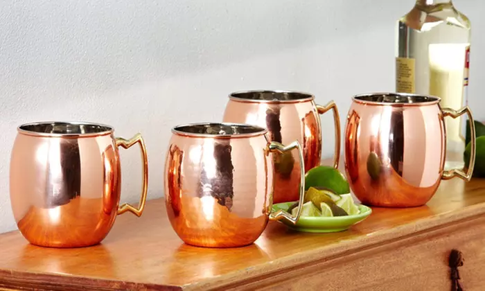 Groupon Exclusive: 24 Oz. Solid-Copper Moscow Mule Mug (2-Pack)  - Primary Image