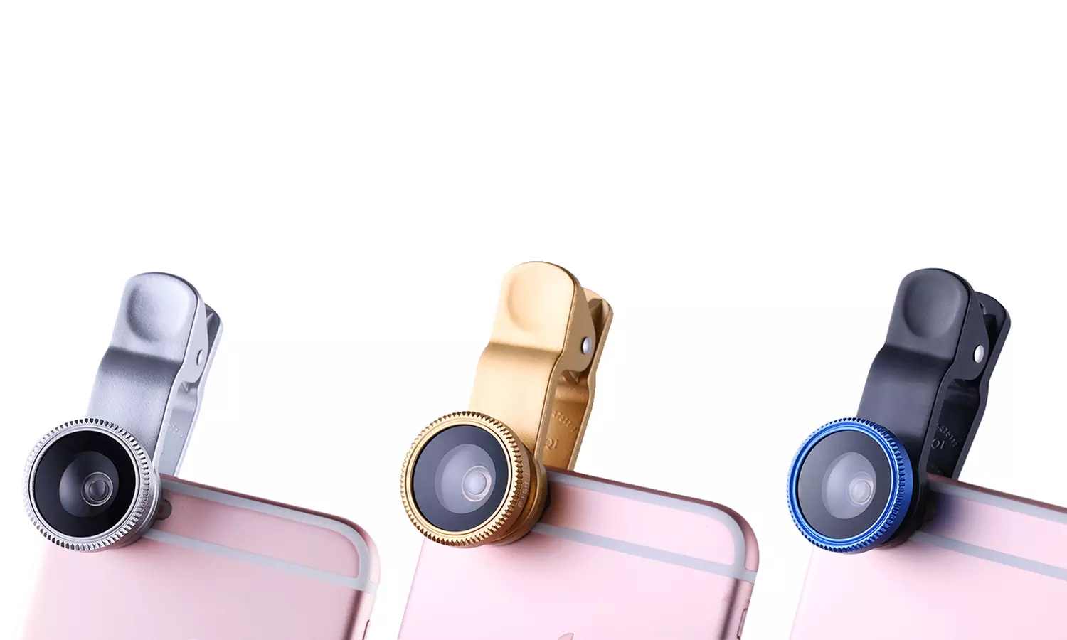 Universal Clip-On 3-in-1 Camera Lens - Primary Image